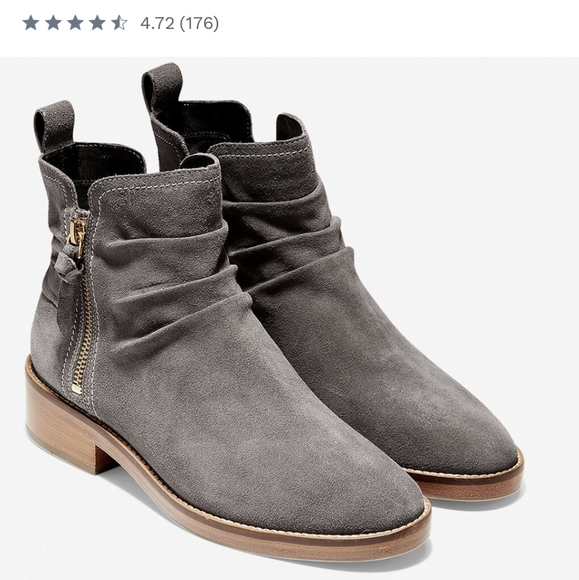 Cole Haan Shoes - Cole haan slouchy grey booties
